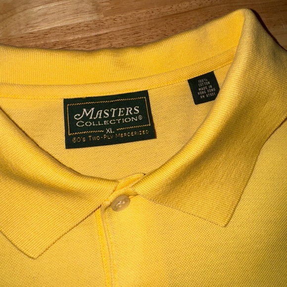 Original Men’s Collection 60’s 2 Ply Mercerized Cotton Polo Golf Shirt XL VTG - Picture 5 of 8